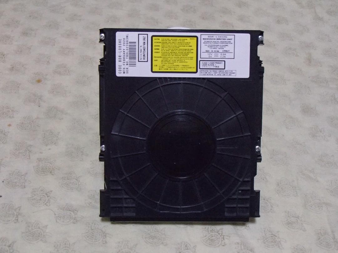 シャープブルーレイレコーダー交換用ドライブ、BⅮR‐L08SHE 整備点検済み