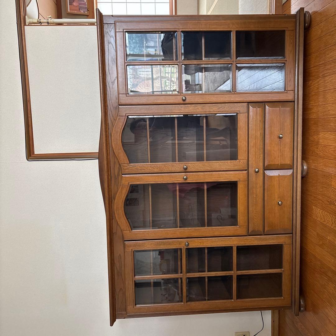 ❷高級家具　passionブランド　横型　カップポード飾り棚　ハイセンス　お洒落