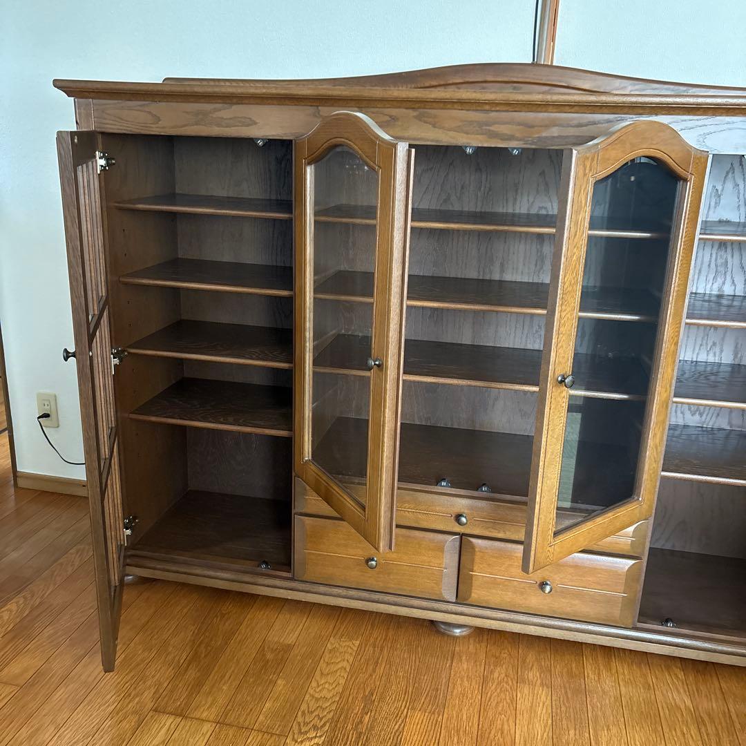 ❷高級家具　passionブランド　横型　カップポード飾り棚　ハイセンス　お洒落