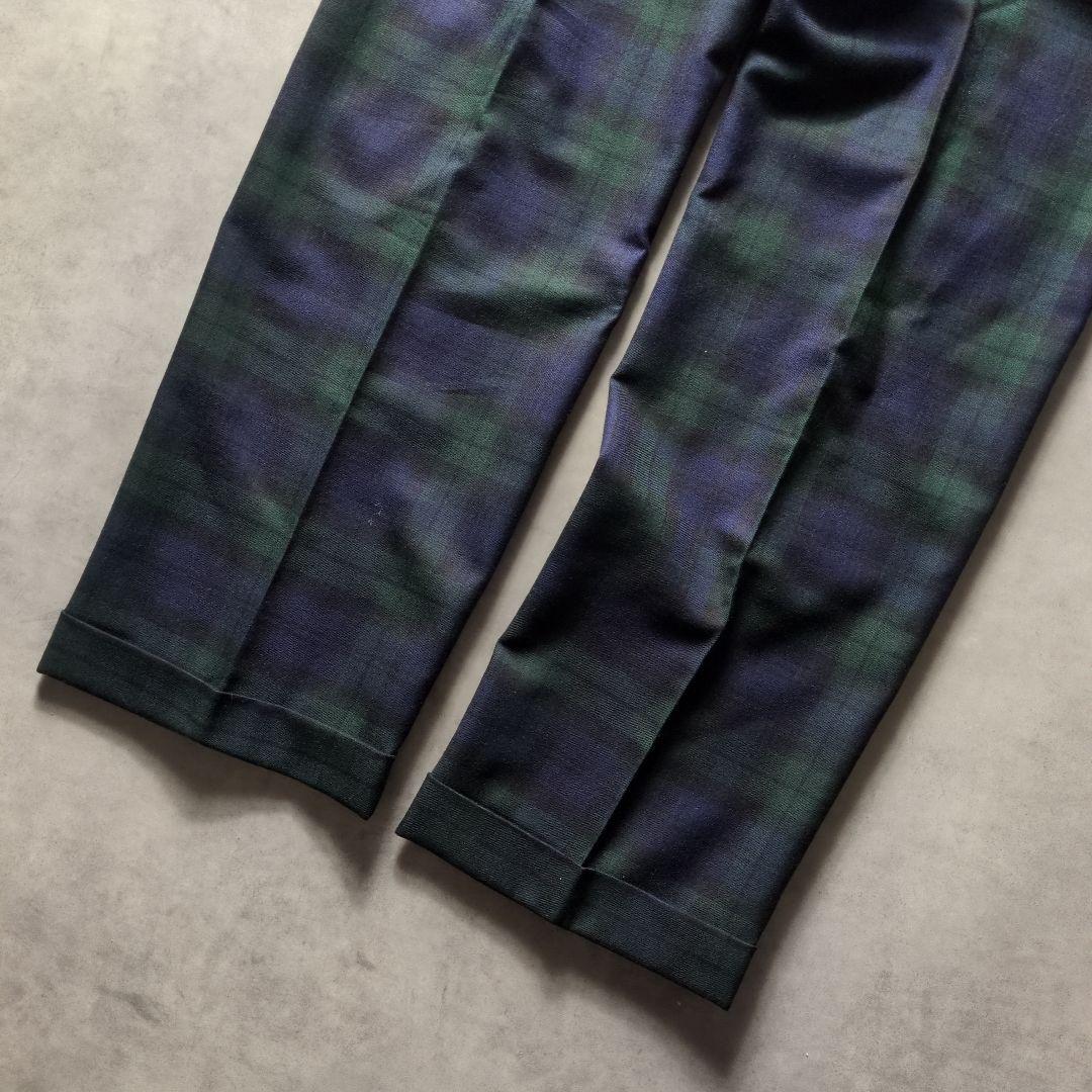 80s 90s Brooks Brothers ブラックウォッチ スラックス