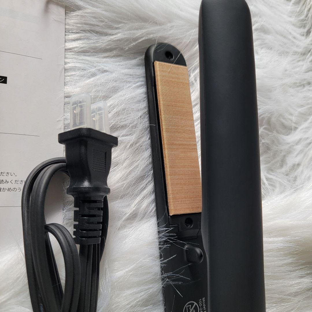 絹女 KINUJO ストレートヘアアイロンブラック DS100 海外対応