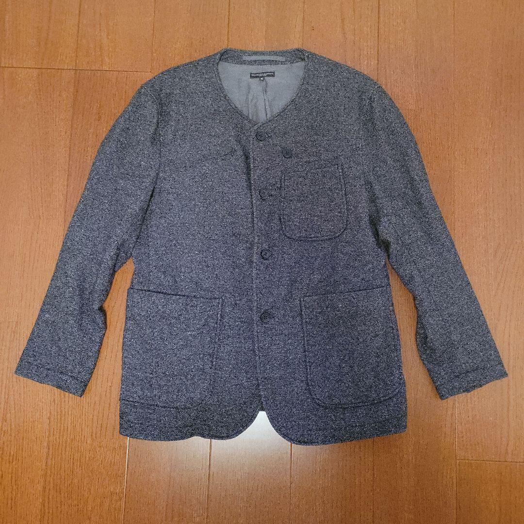 ENGINEERED GARMENTS　ノーカラー　ジャケット　ホームスパン　S