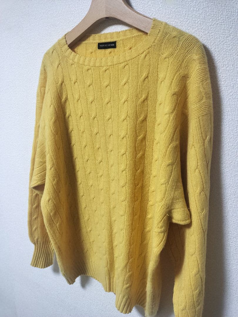 【BERGDORF GOODMAN】スコットランド カシミアアランニット