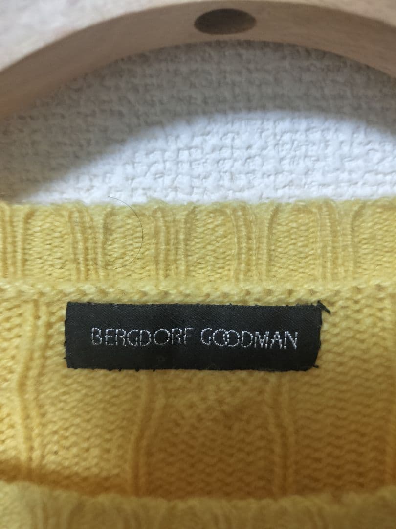 【BERGDORF GOODMAN】スコットランド カシミアアランニット