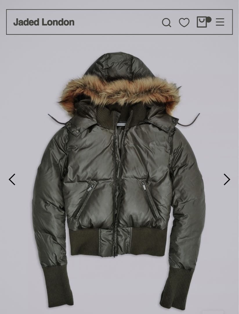 ジャケット・アウター Jaded London Black Mercury Puffer Jacket