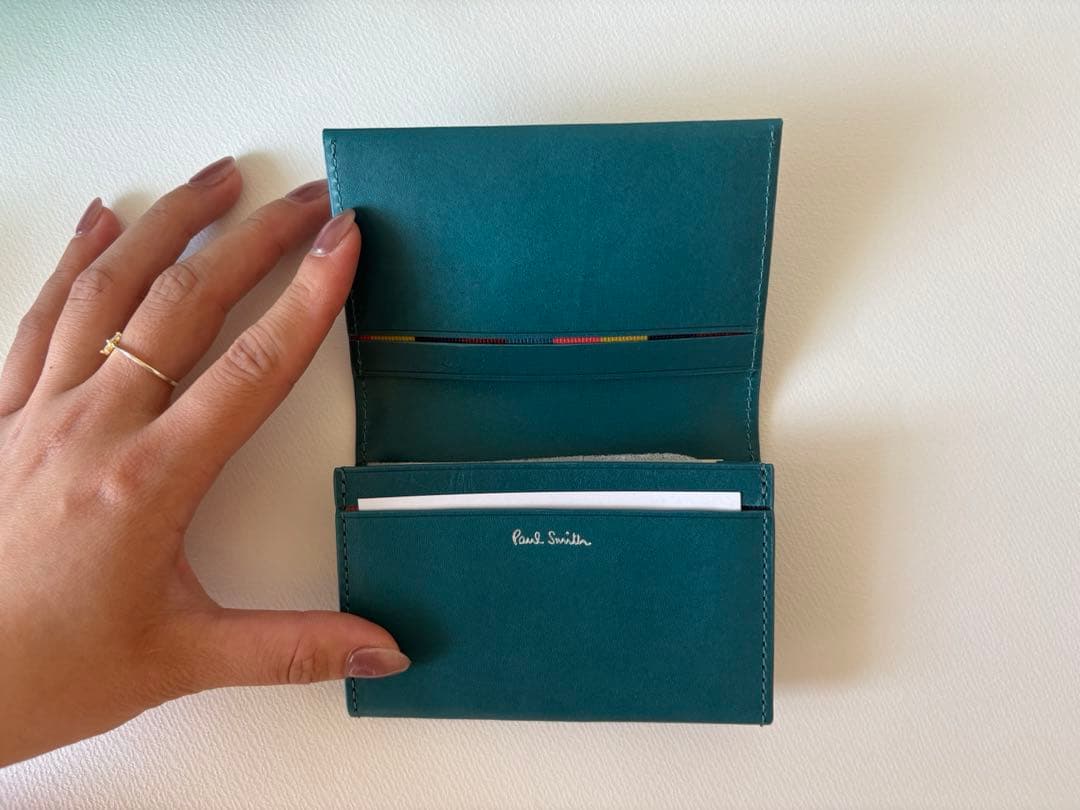 Paul Smith ダークグリーン 名刺入れ