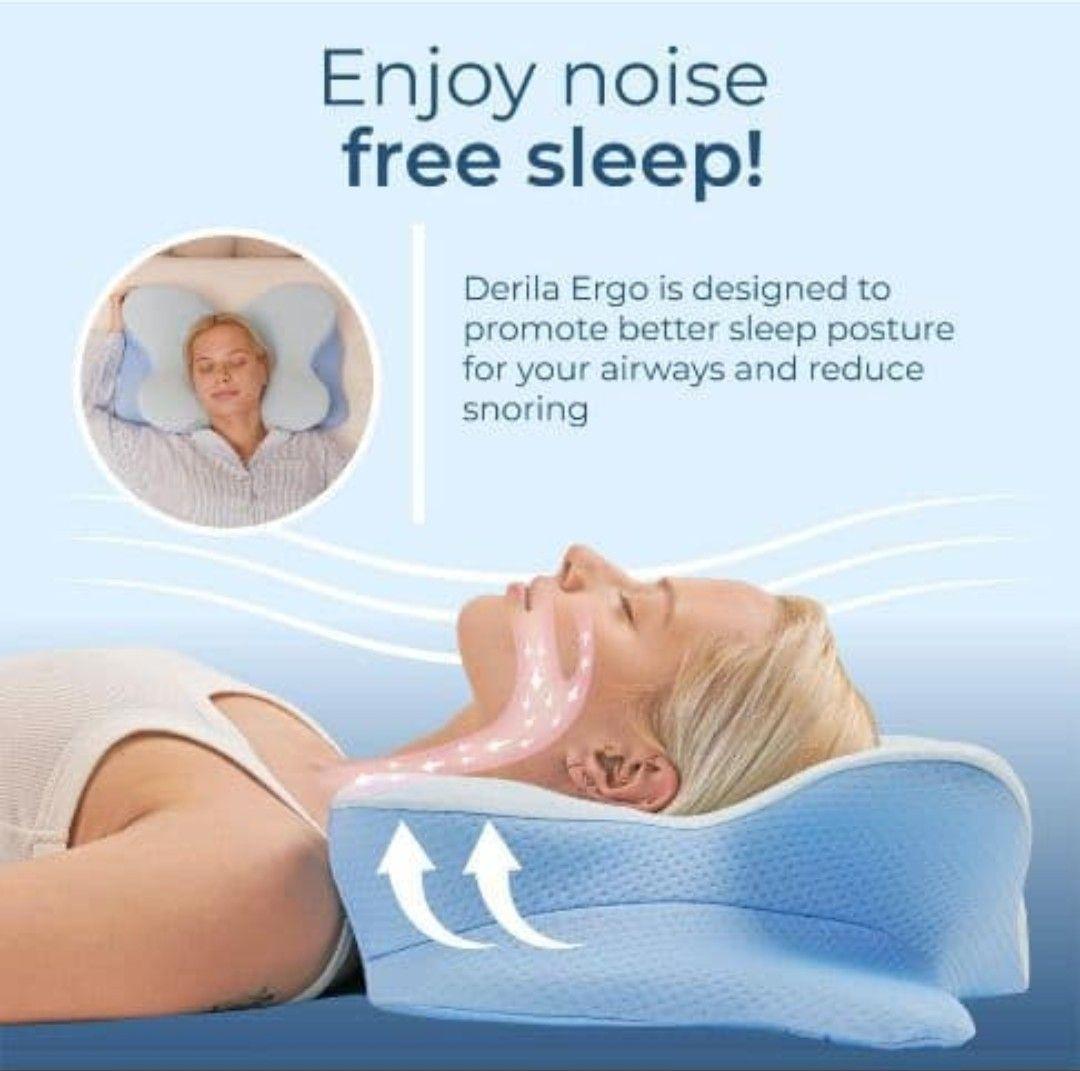 Derila Ergo　デリラエルゴ 快適な睡眠の為の頸部ネックピローカバー付き