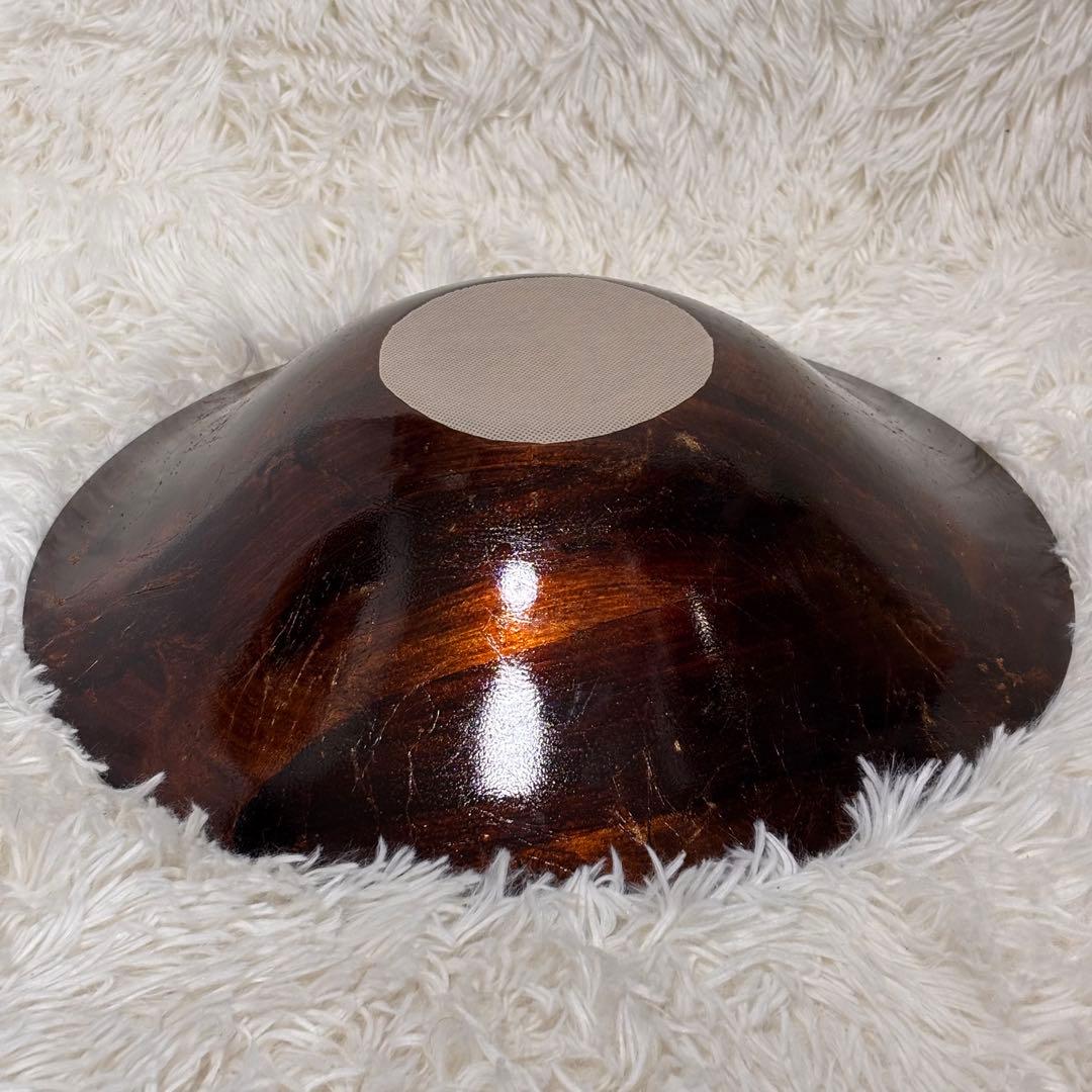 【未使用品】MURANO イタリア製　アート　ガラス 大皿　ボウル　39cm