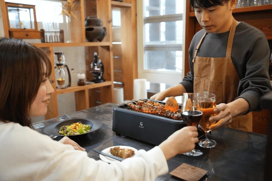 【新品未開封】GLAMP 超少煙グリル SG-01 無煙ロースター