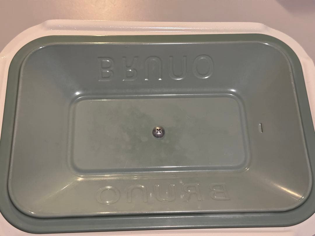 BRUNO スモーキーグリーンコンパクトホットプレート 鍋、グリル、たこ焼き