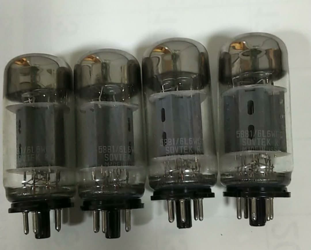 真空管 5881/6L6WGC　出力管　Sovtek製品 4本 [未使用]