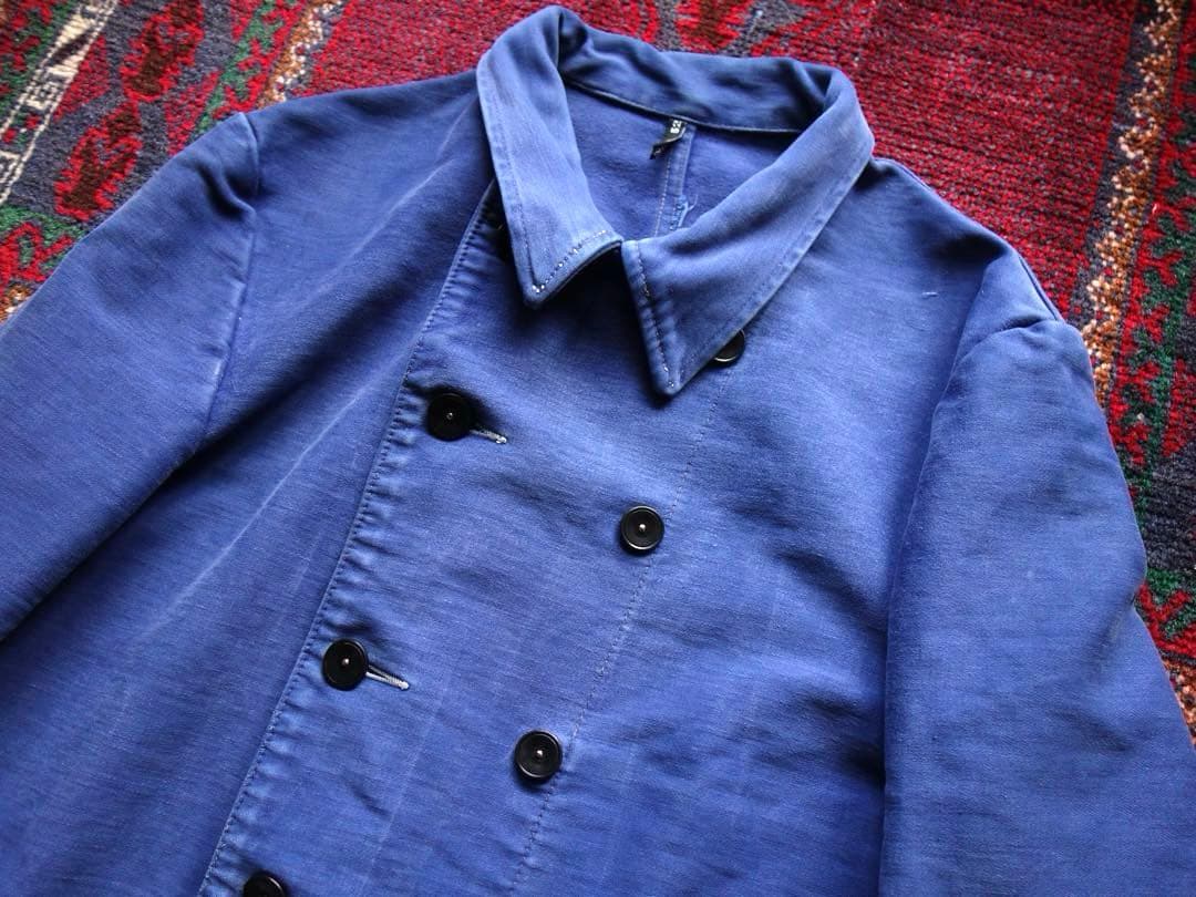 70s ドイツ エレファントスキン カバーオール L モールスキン ダブル