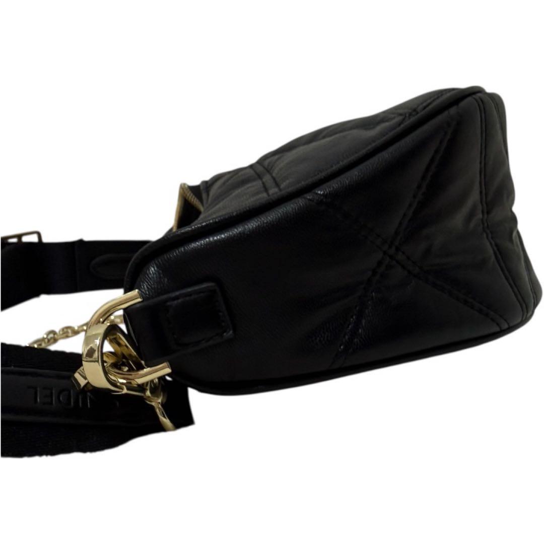 SNIDEL マルチウェイムーンバック　合皮ブラック