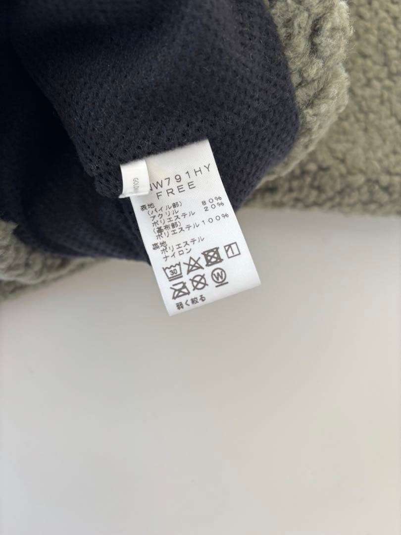 ノースフェイス ハイク HYKE ボア レッグウォーマー オリーブ カーキ