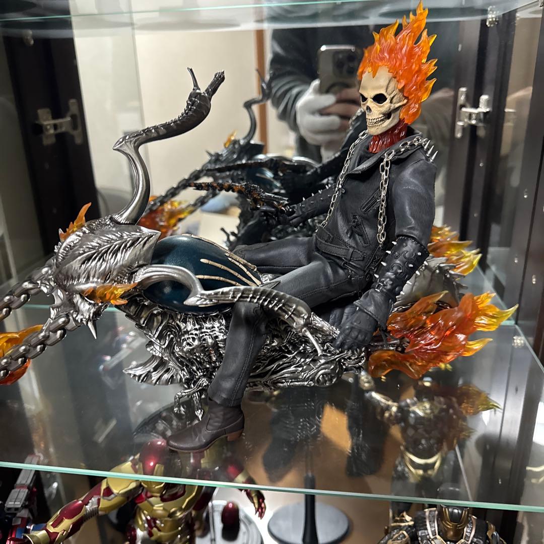 ゴーストライダー ホットトイズアクションフィギュア バイク付き今週まで　最終価格