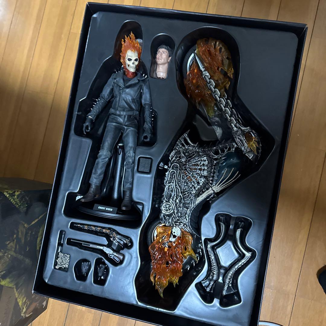 ゴーストライダー ホットトイズアクションフィギュア バイク付き今週まで　最終価格