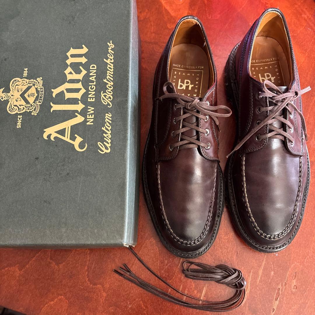 Alden bPr ダークブラウン ビジネスシューズ