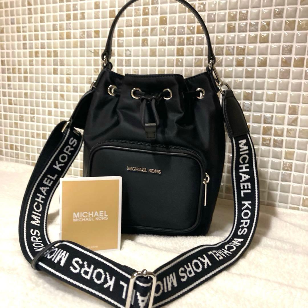 マイケルコース　巾着バッグ　ショルダーバッグ　ハンドバッグ　2WAY KHAI