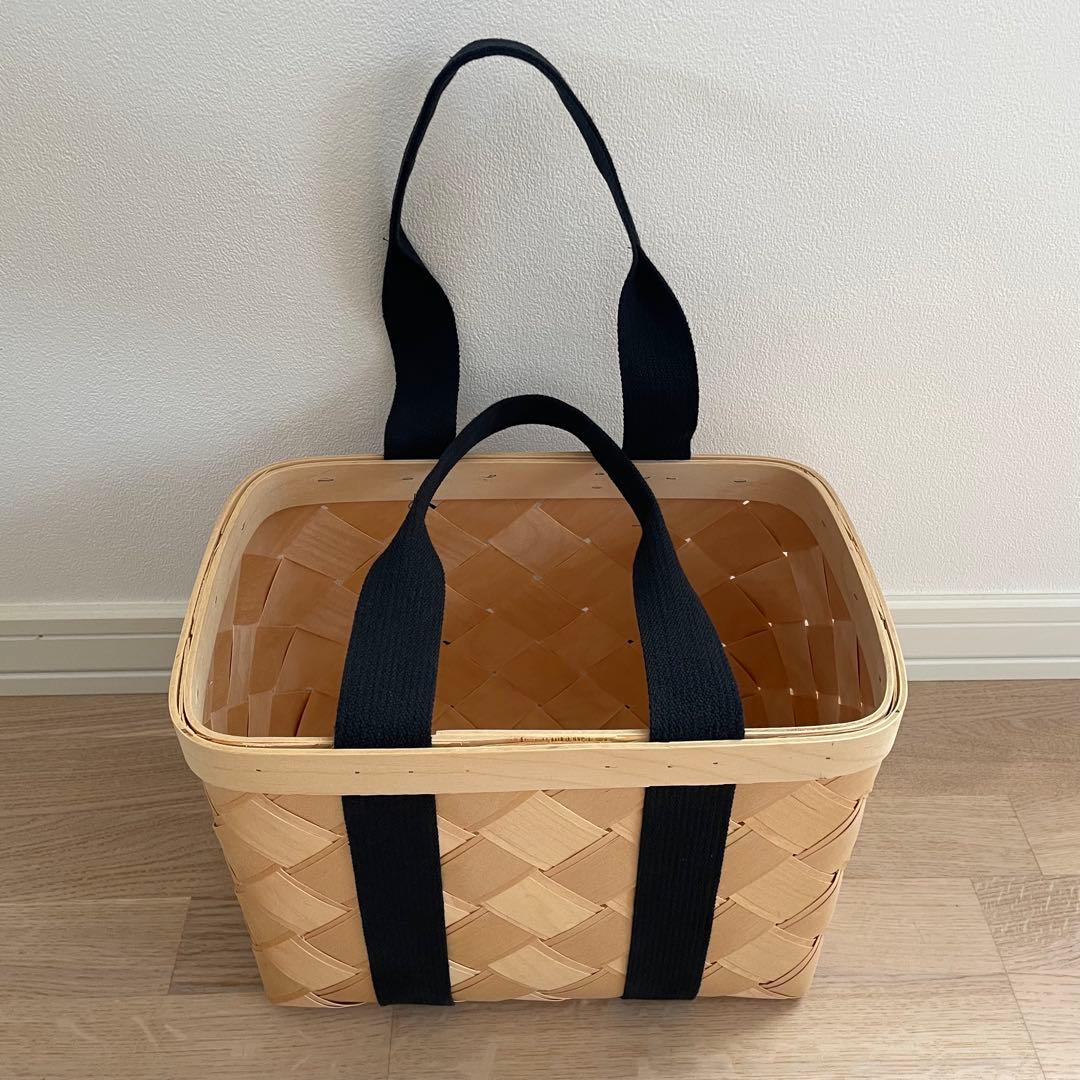 GW限定お値下げ cinq 白樺　かごバッグ　Mサイズ