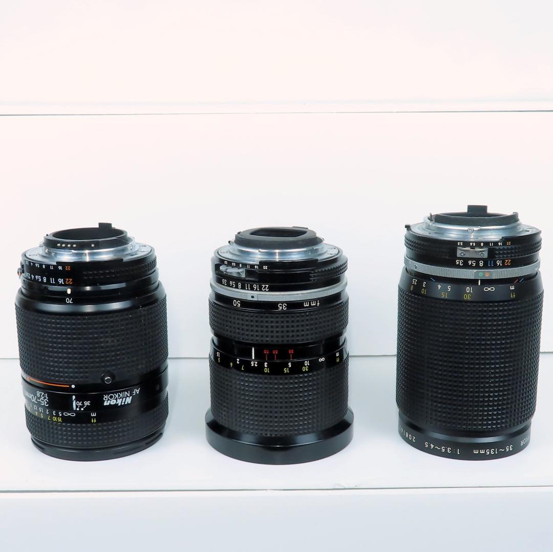Nikon フィルム一眼レフカメラセット レンズ3本