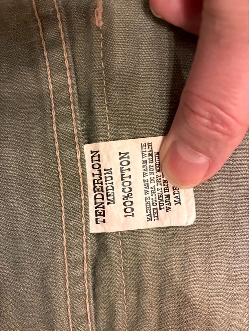 TENDERLOIN ヘリンボーンカバーオール　M size