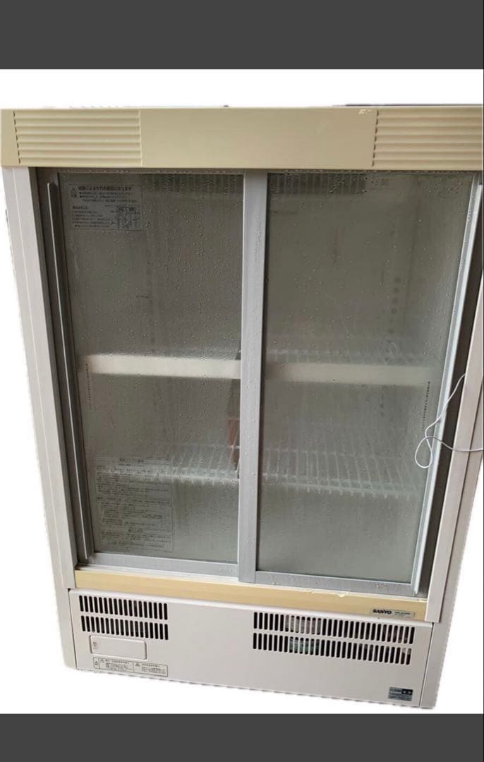 サンヨー▲冷蔵　ショーケース！業務用！冷蔵庫！ドリンク！山形県から！中古！実働！