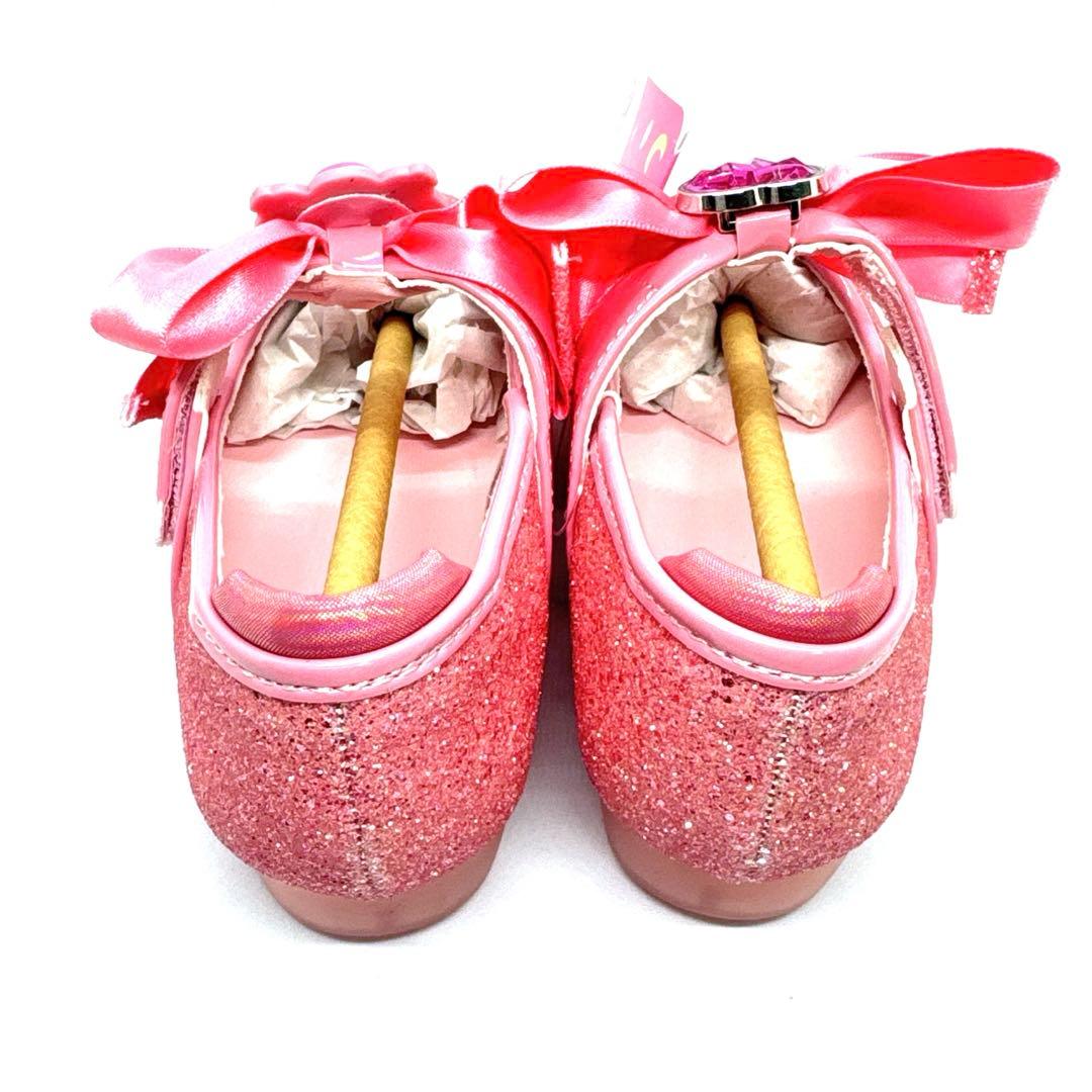 【韓国限定】ティニピン公式品　光るシューズ ハチュピン　16cm ピンク