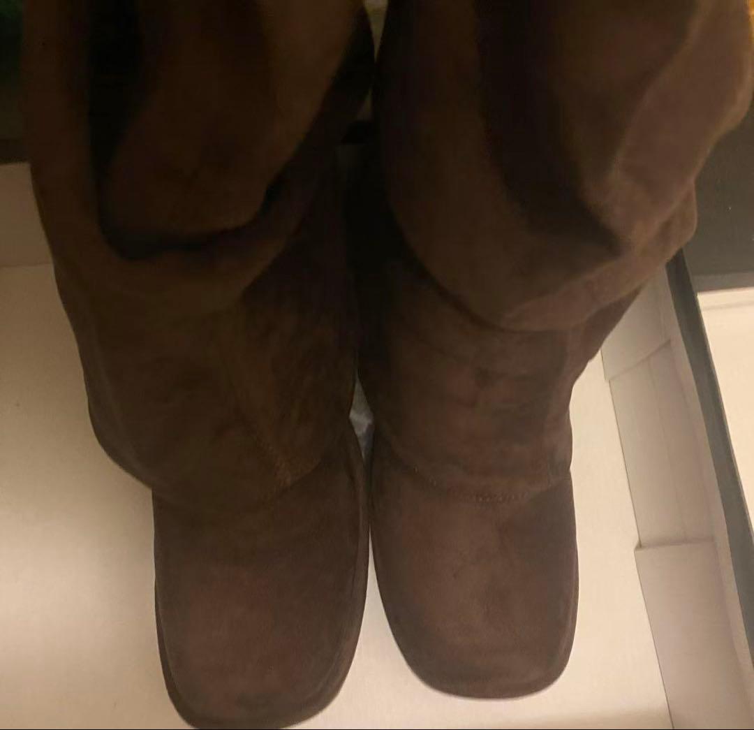 【EMODA】ルーズフレアカバーフィットブーツ