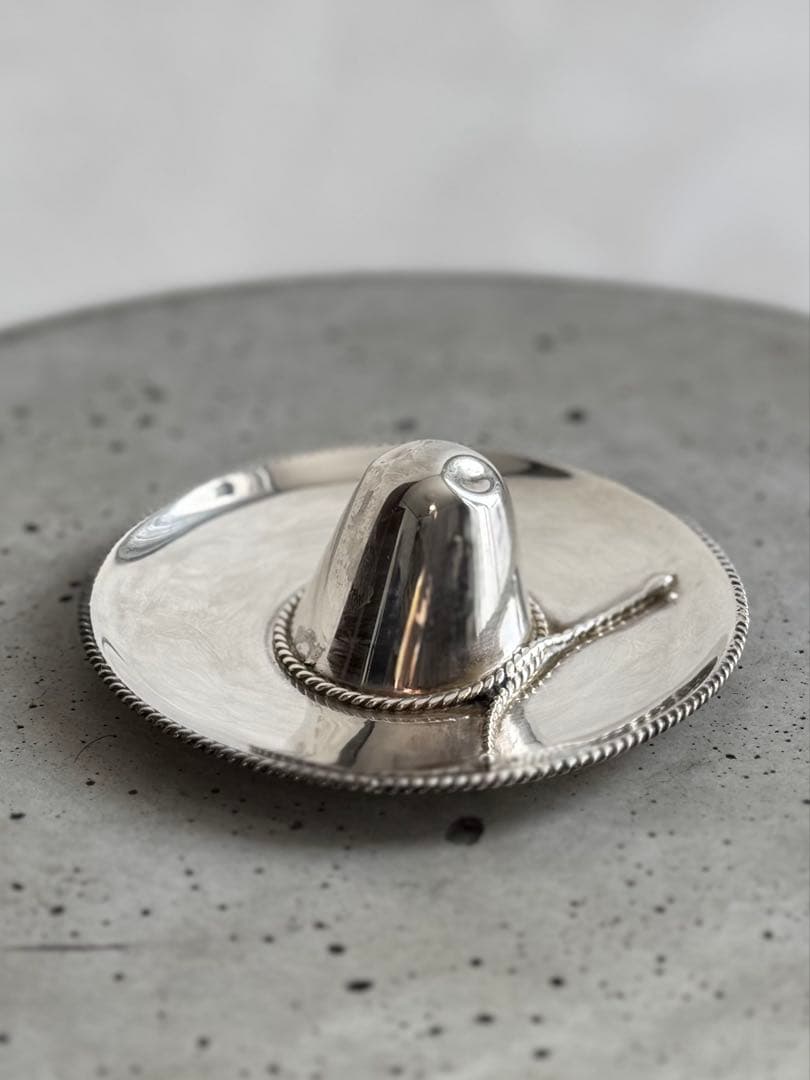 ママ様 ヴィンテージ メキシカンハット シルバー 925 ソンブレロハット