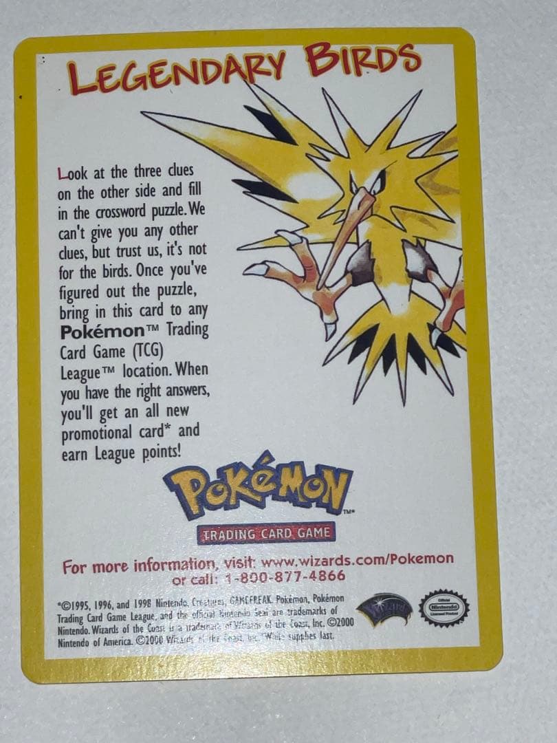 ポケモンカード 海外版 ファイヤー サンダー フリーザー +おまけ