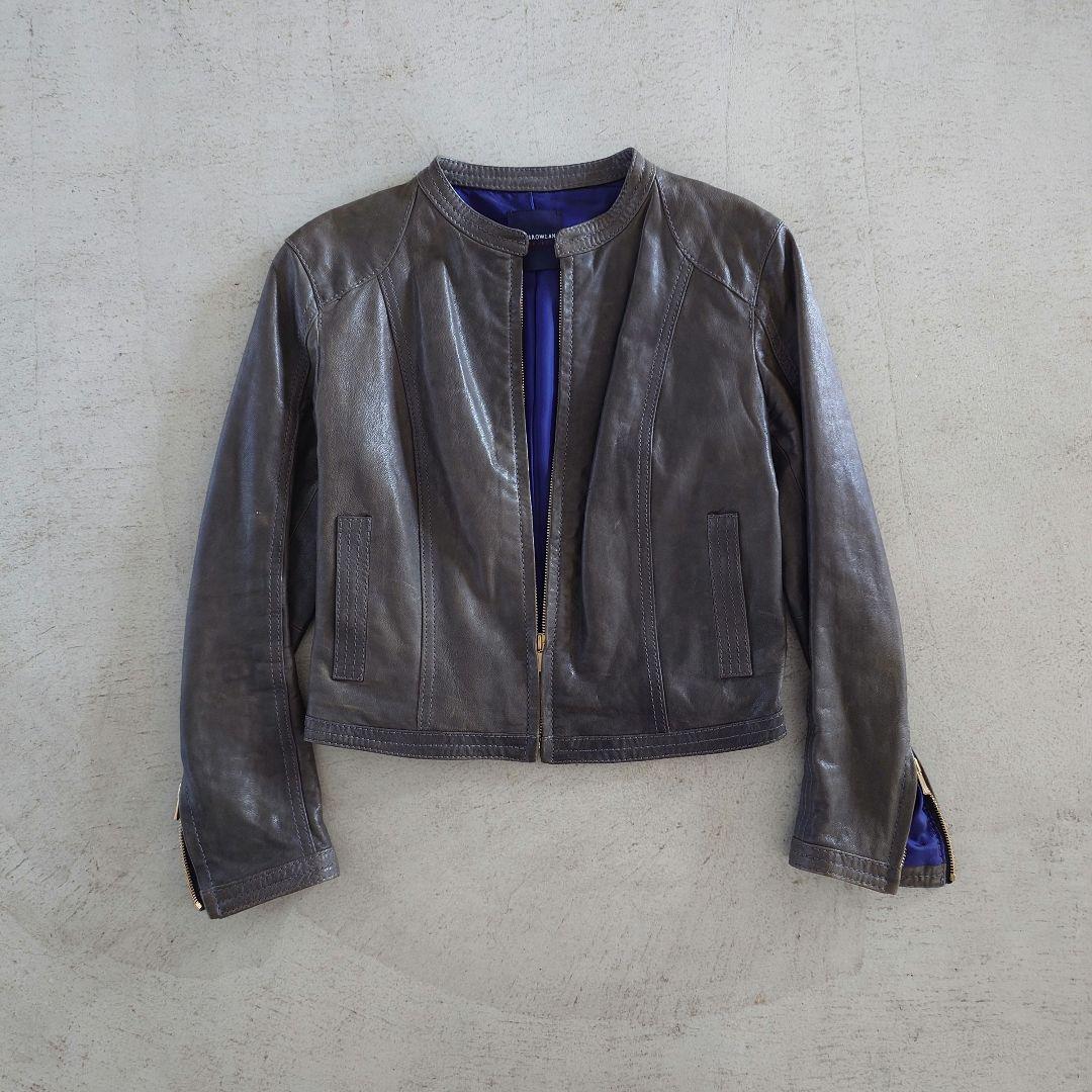 TOMORROWLAND　トゥモローランド　レディース　レザー　ライダース　38