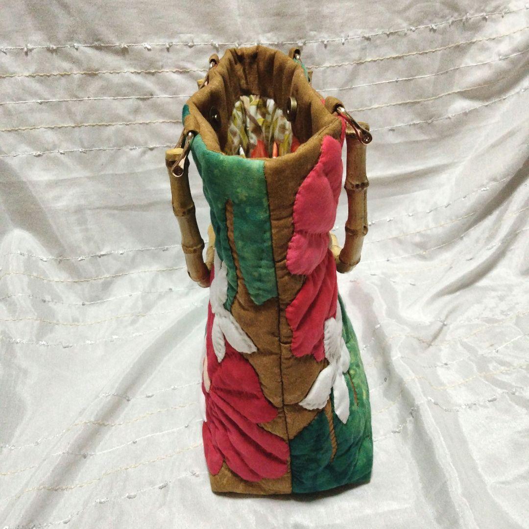 なおままページ258.ハワイアンキルト・バッグ・ハイビスカス＆プルメリア