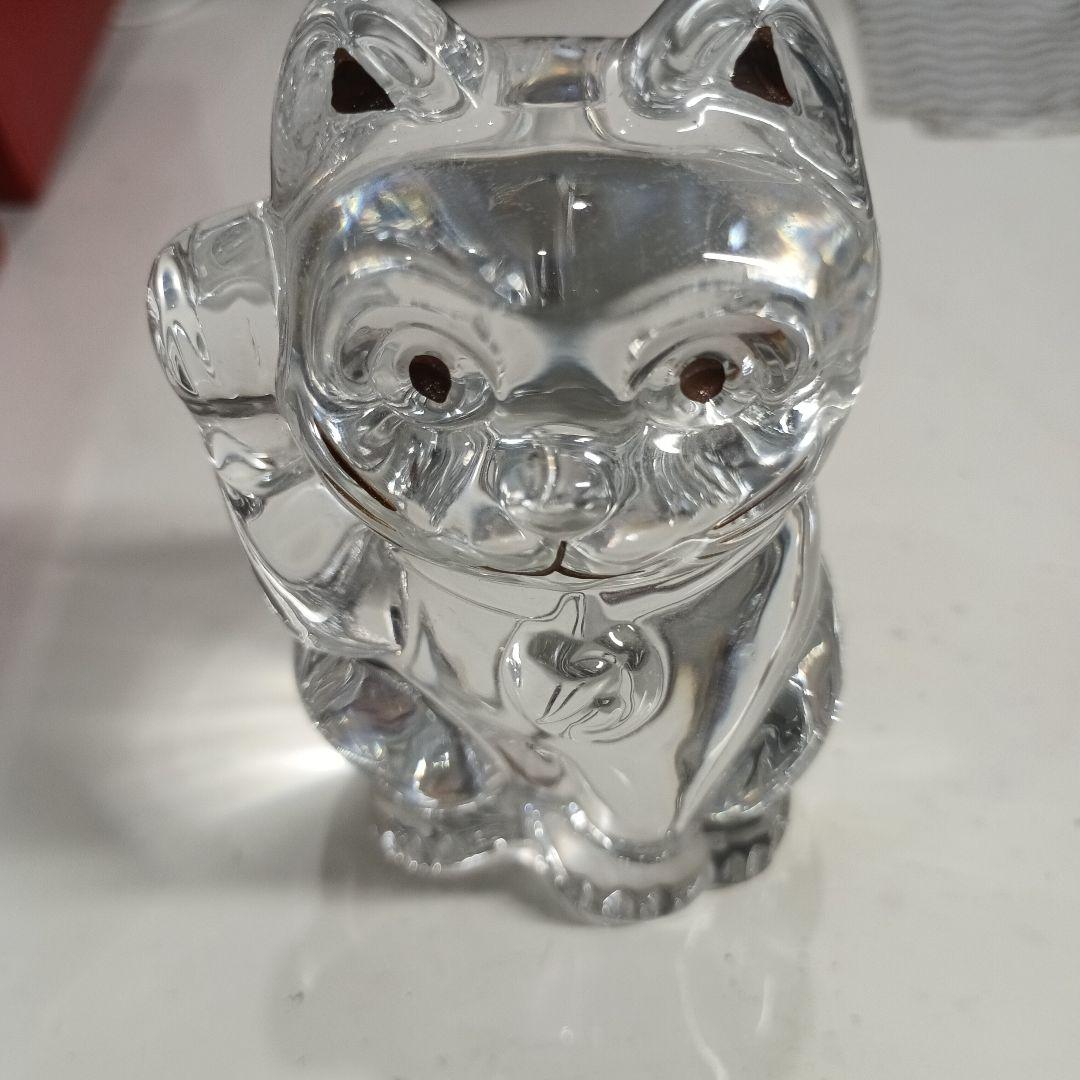 Baccarat クリスタル 招き猫
