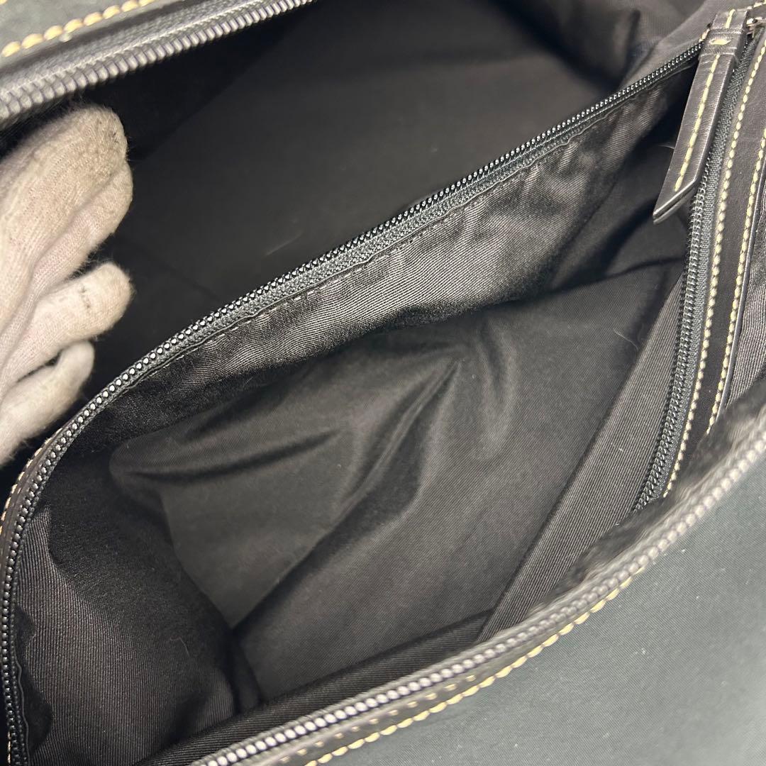 【美品】コーチ　ボストンバッグ　2way レザー　ナイロン　デカボストン　旅行