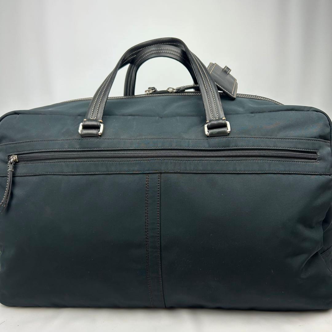 【美品】コーチ　ボストンバッグ　2way レザー　ナイロン　デカボストン　旅行