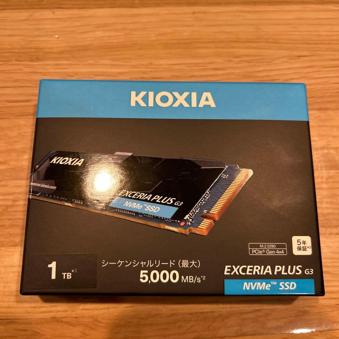 キオクシアKIOXIA EXCERIA PLUS NVMe SSD 1TB