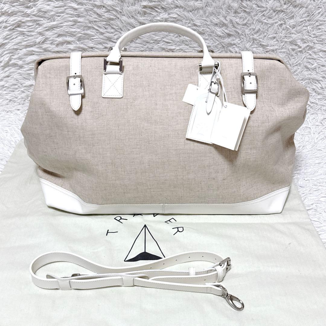 ✨未使用✨TRAVER トレヴァー ガーメントバッグ リネン 2way