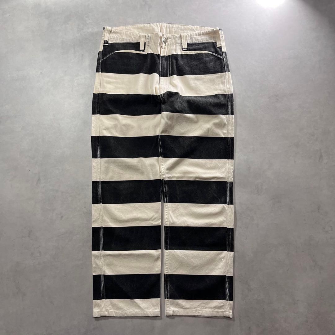 ◎BEN DAVIS プリズナーパンツ ベンデイビス ボーダーパンツ