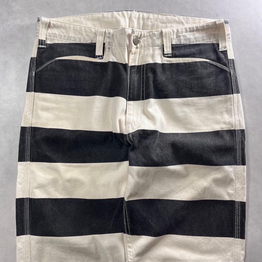 ◎BEN DAVIS プリズナーパンツ ベンデイビス ボーダーパンツ