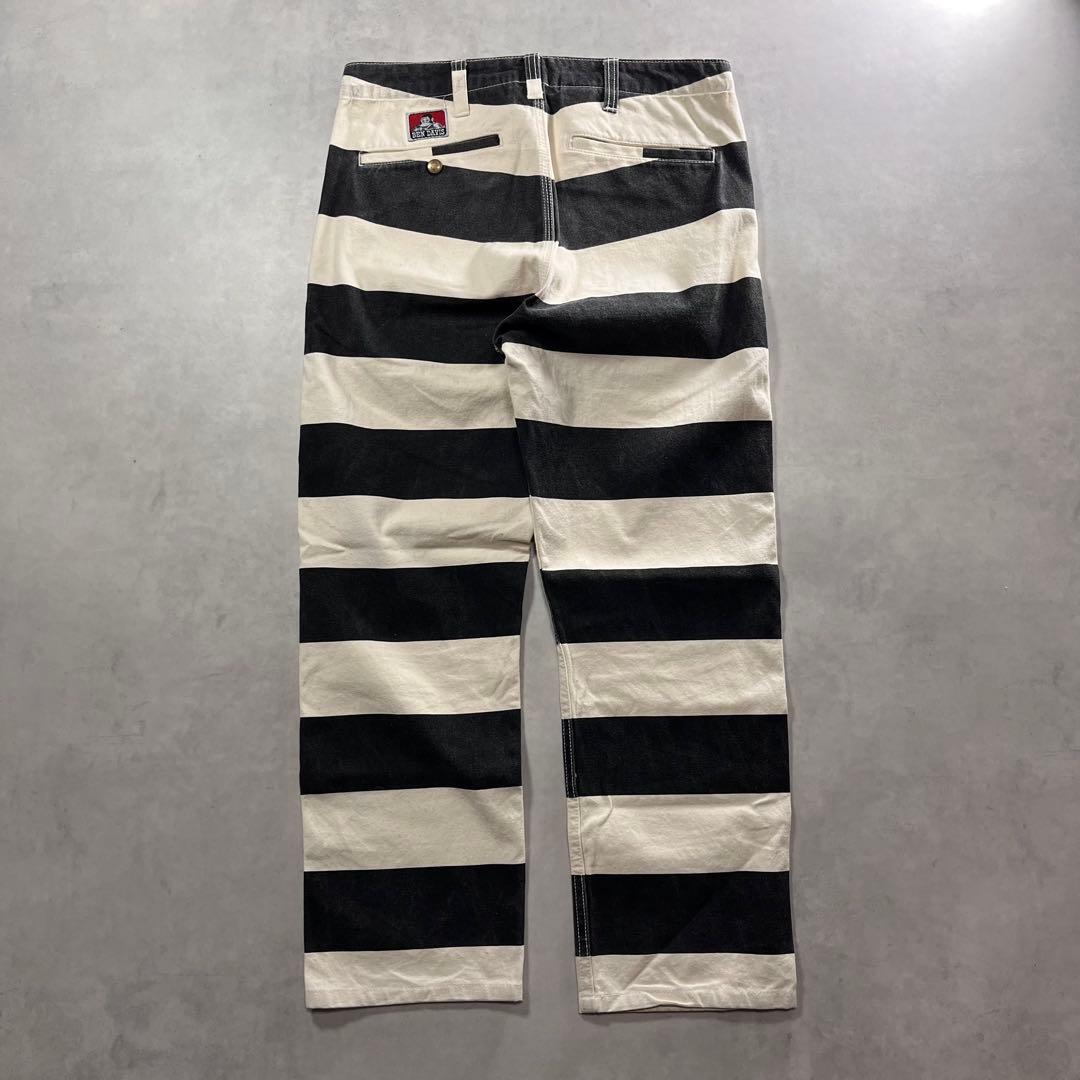 ◎BEN DAVIS プリズナーパンツ ベンデイビス ボーダーパンツ