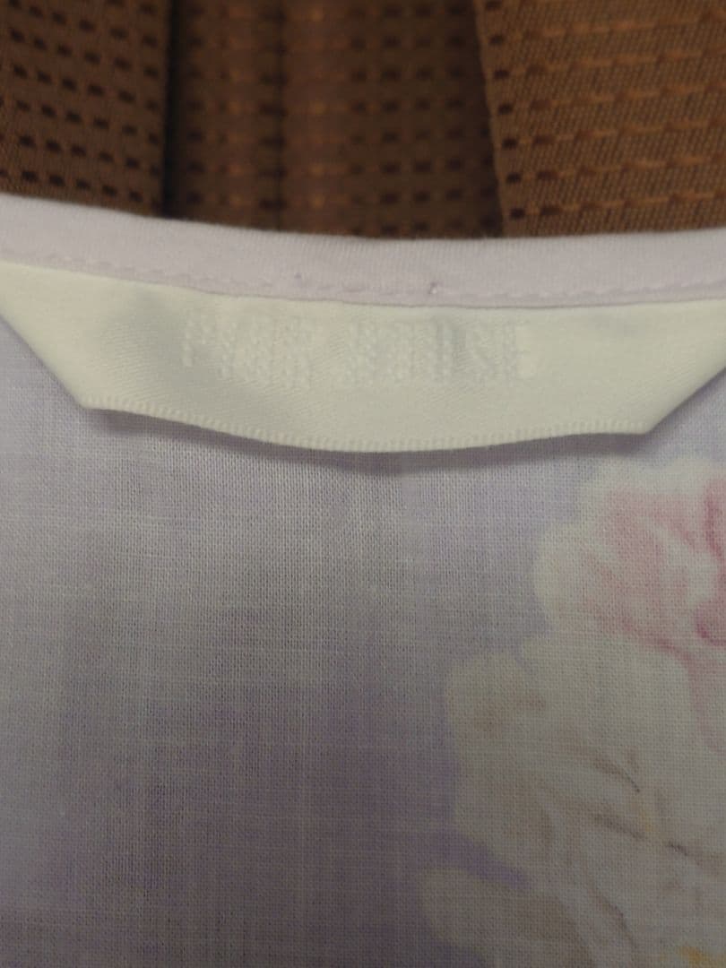 ピンクハウス　スイートピー柄　ノースリーブロングワンピース