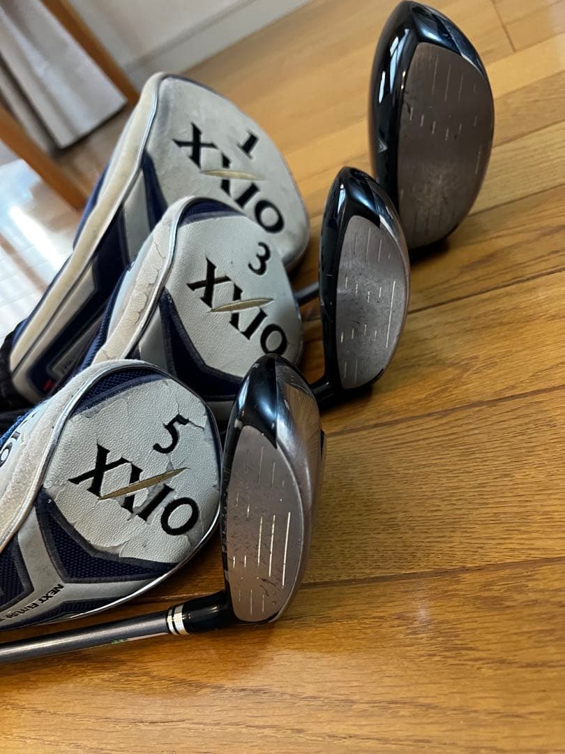 【貴重】レフティー用ゼクシオMP700 　　　ドライバー、ウッド 1Ｗ3W