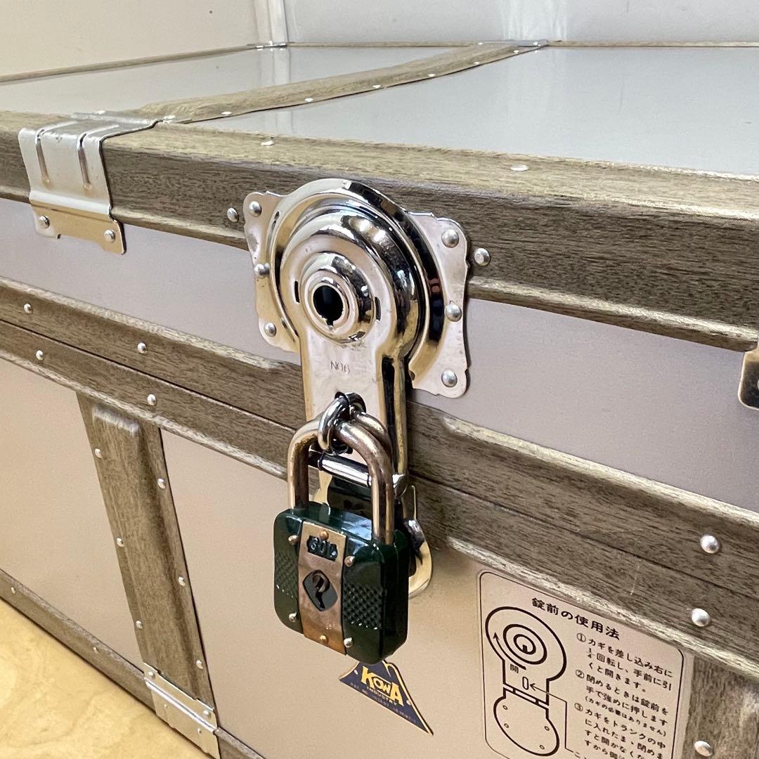 ビンテージ アルミ トランク 船舶 収納 箱 ケース ボックス アンティーク