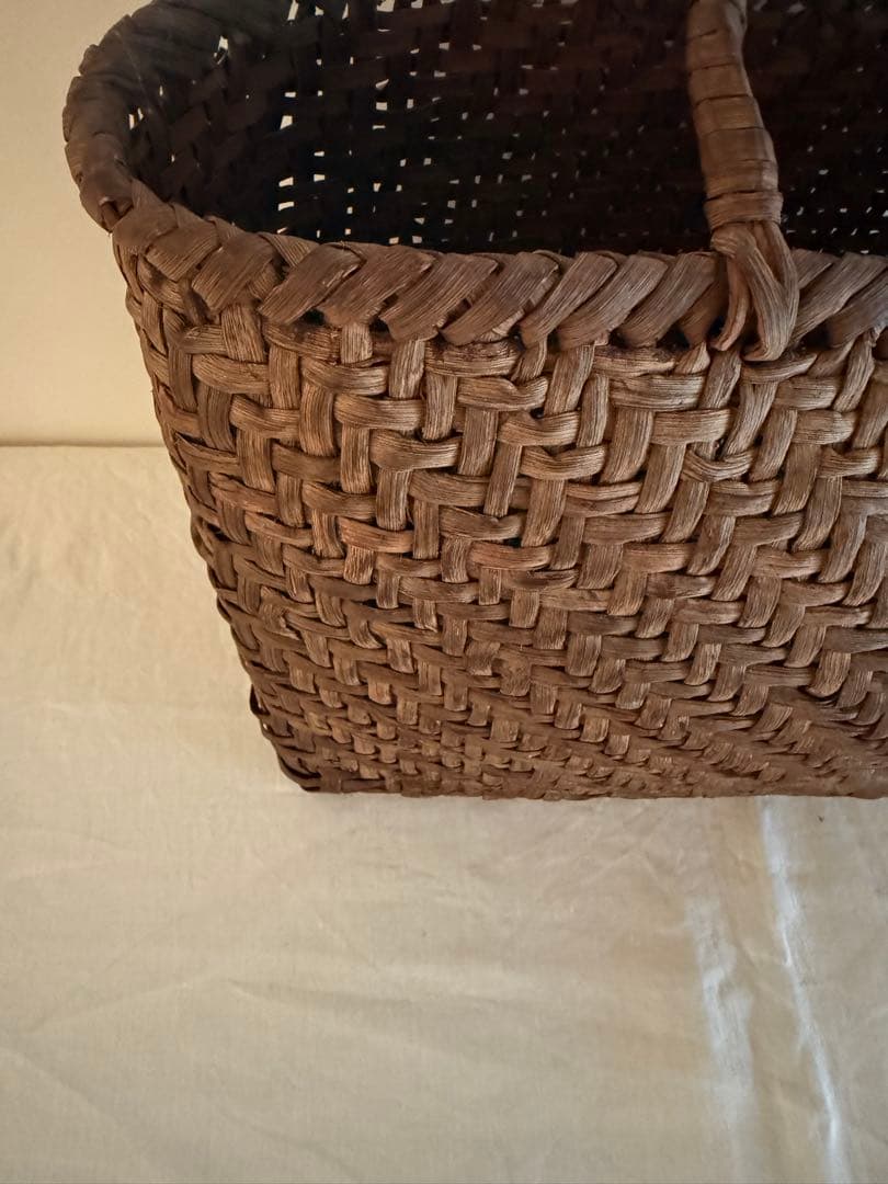 純国産　奥会津　山葡萄手提げ籠