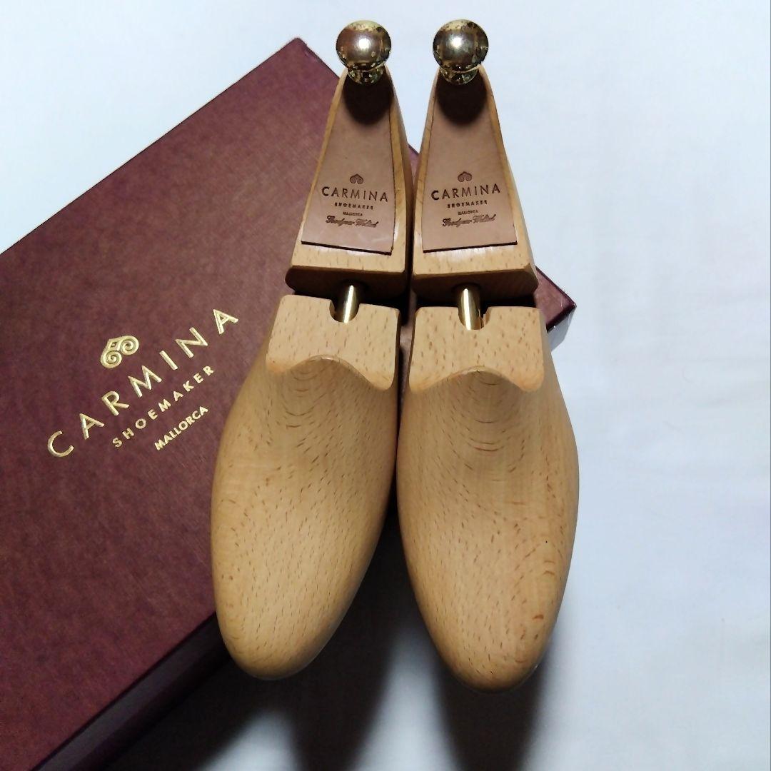 「美品」「サイズ UK6」CARMINA カルミーナ 純正シューツリー キーパー