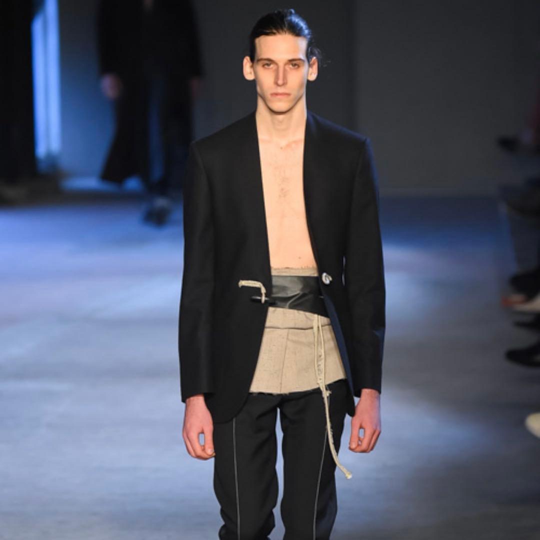 Maison Margiela 16AW ⑩ ノーカラージャケット トグル 44