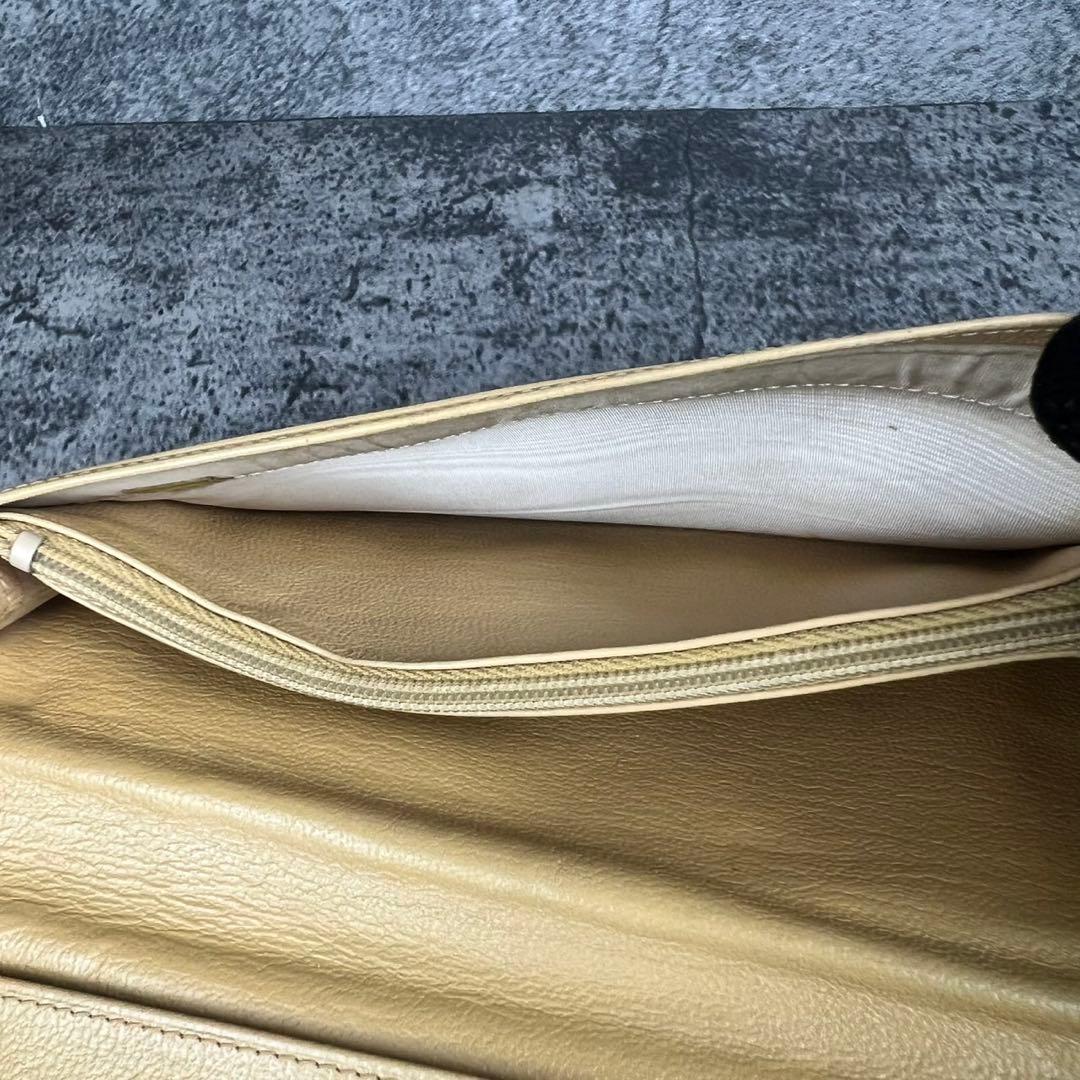 CHANEL ココマーク レザー 長財布 ベージュ ギャランティカード付き