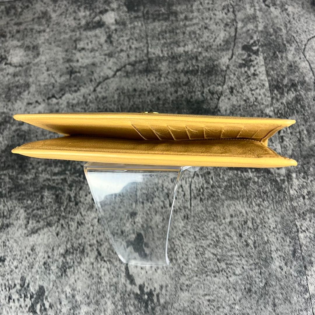 CHANEL ココマーク レザー 長財布 ベージュ ギャランティカード付き