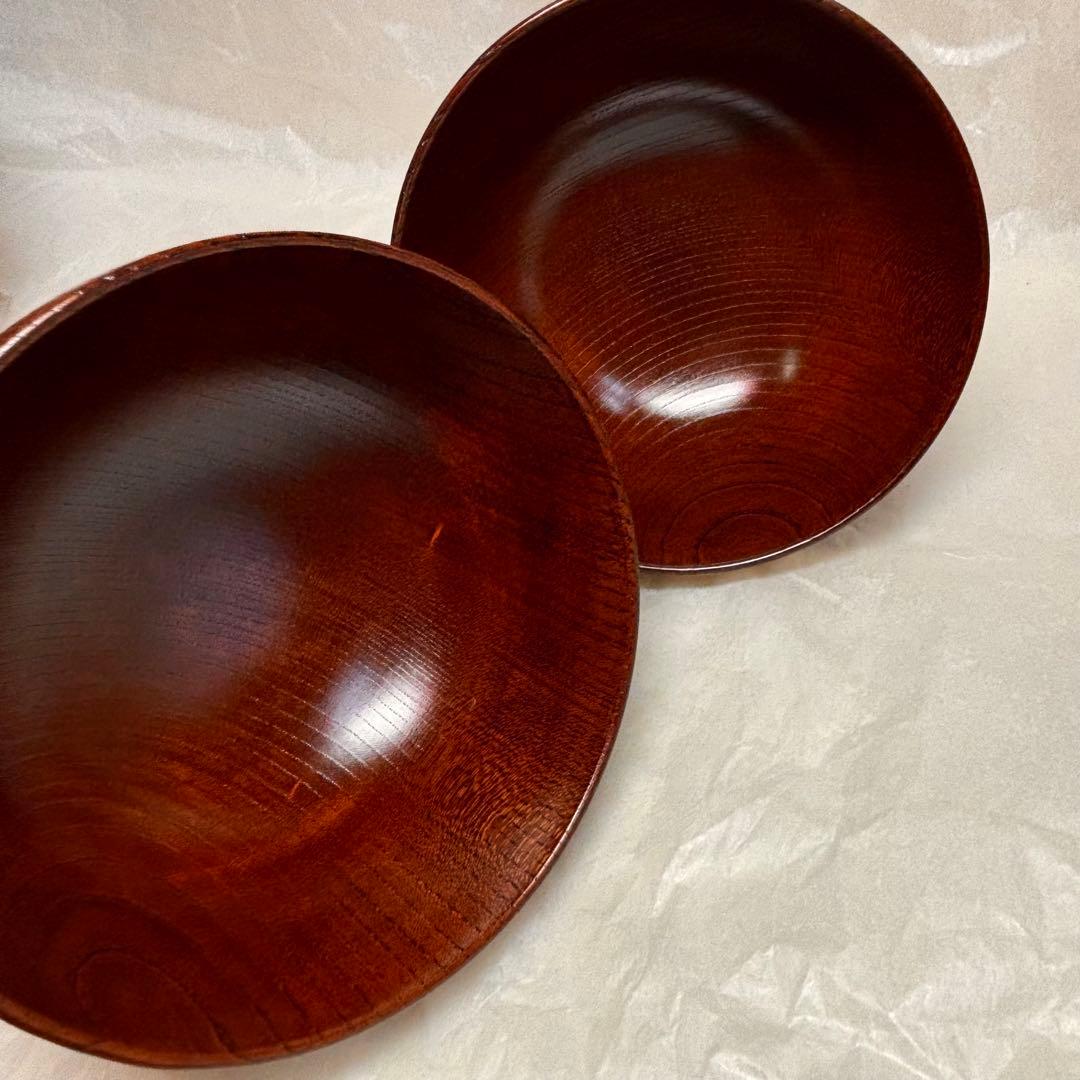 欅拭漆　お碗　多用椀 6客セット　漆芸