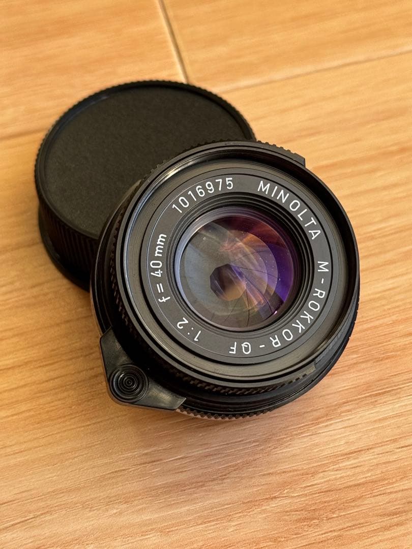 MINOLTA M-Rokkor 40mm f/2 レンズ